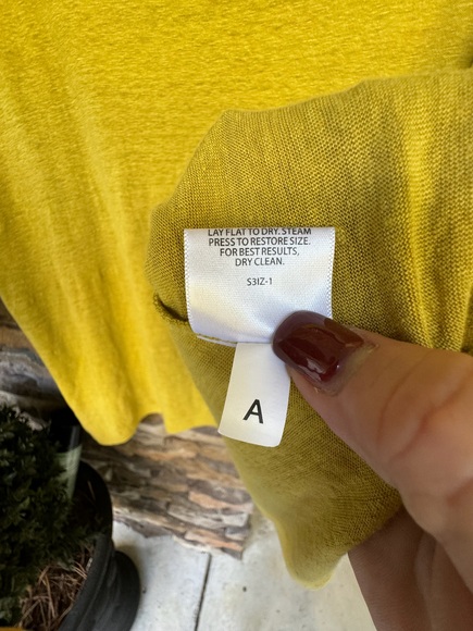 Eileen Fisher Organic Linen Crew Neck-Size M - Picture 5 of 9